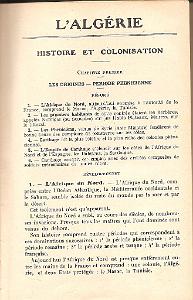 ALGERIE COURS HISTOIRE COLONISATION GEOGRAPHIE ADMINISTRATION  (2)